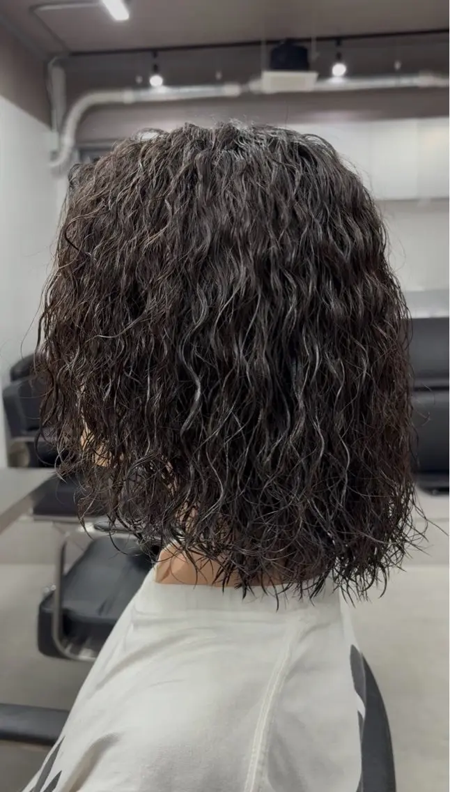 パーマ ヘアアレンジ メンズ カット パーマ (メンズ特化)AKI /古本晃大のヘアスタイル