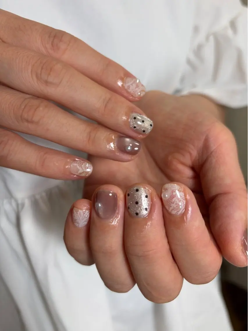 練習モデル💅 選べる定額デザイン(カラー変更OK👌)他店オフ込、フィルイン対応🙆♀️の写真