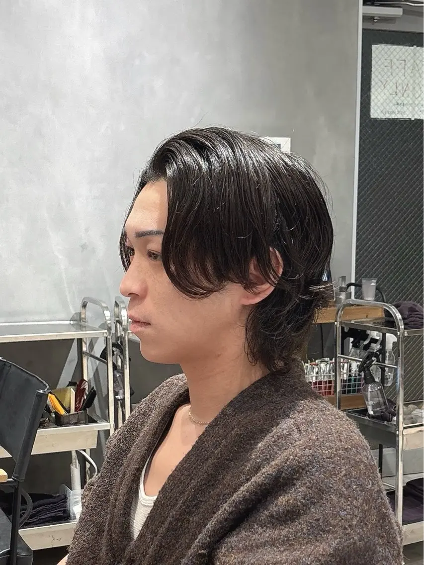 パーマ パーマ 久野 竜慈のヘアスタイル