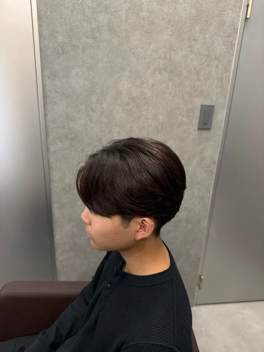 ショート カラー パーマ メンズ 縮毛矯正 カット 縮毛矯正 メンズ特化 👑YUTAのヘアスタイル
