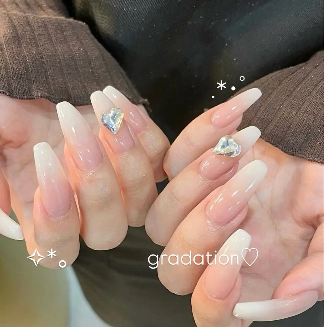 🫧チップ長さだしグラデーション🫧の写真