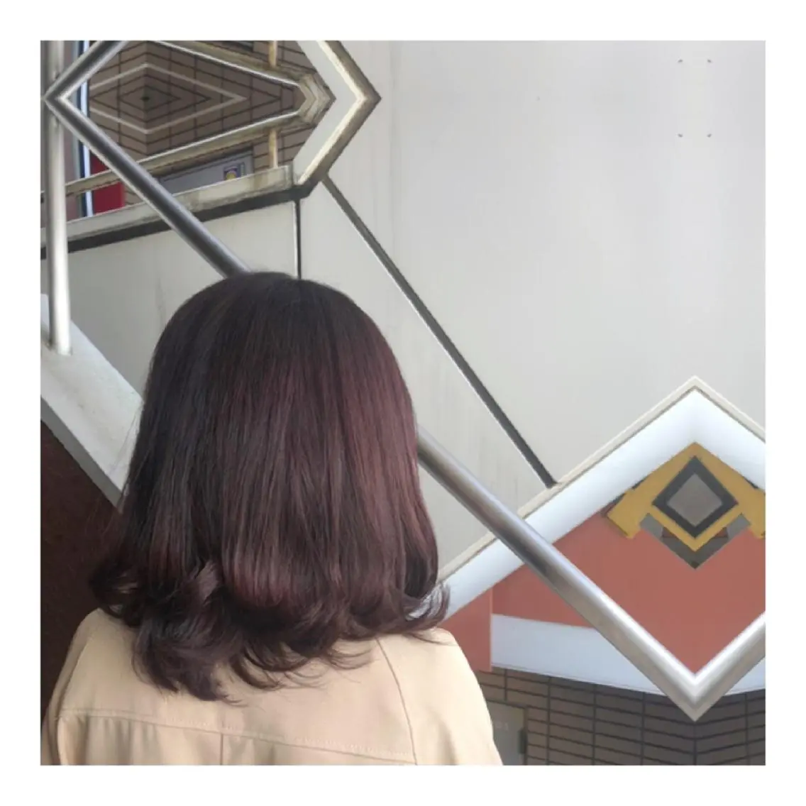 ミディアム カラー ヘアアレンジ アッシュ ブリーチ ラベンダーカラー ラベンダーアッシュ ブリーチなしカラー Joshua /パーソナル髪質改善のヘアスタイル