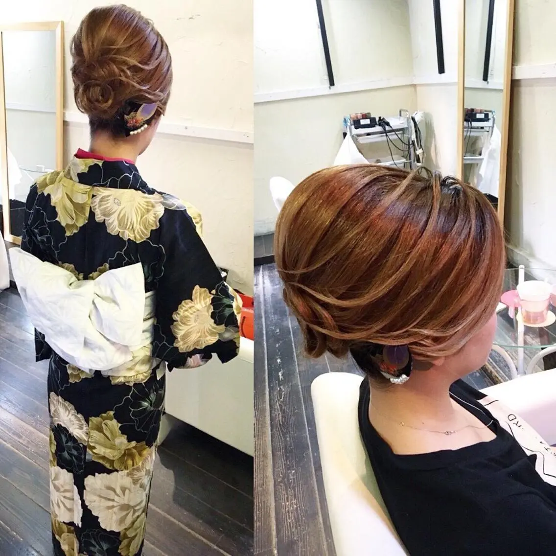ロング カラー パーマ ヘアアレンジ キッズ ネイル マツエク・マツパ 着付け brille ~eyelash~のヘアスタイル