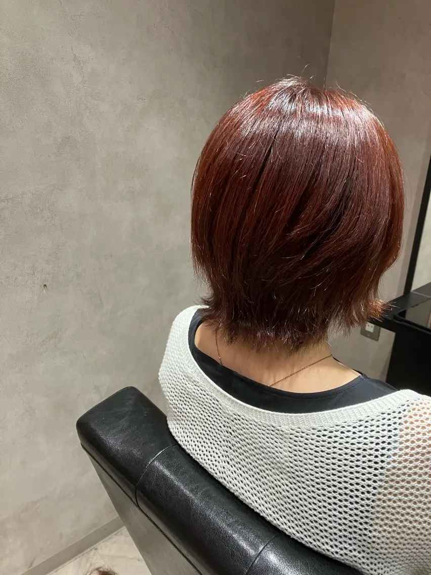 ⚠️再来のお客様限定⚠️フルカラー+カット+ケラチントリートメントロング料金無し✨の写真