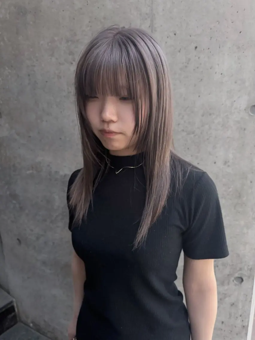 セミロング ヘアカラー トリートメント ミヤザキ ソウマのヘアスタイル
