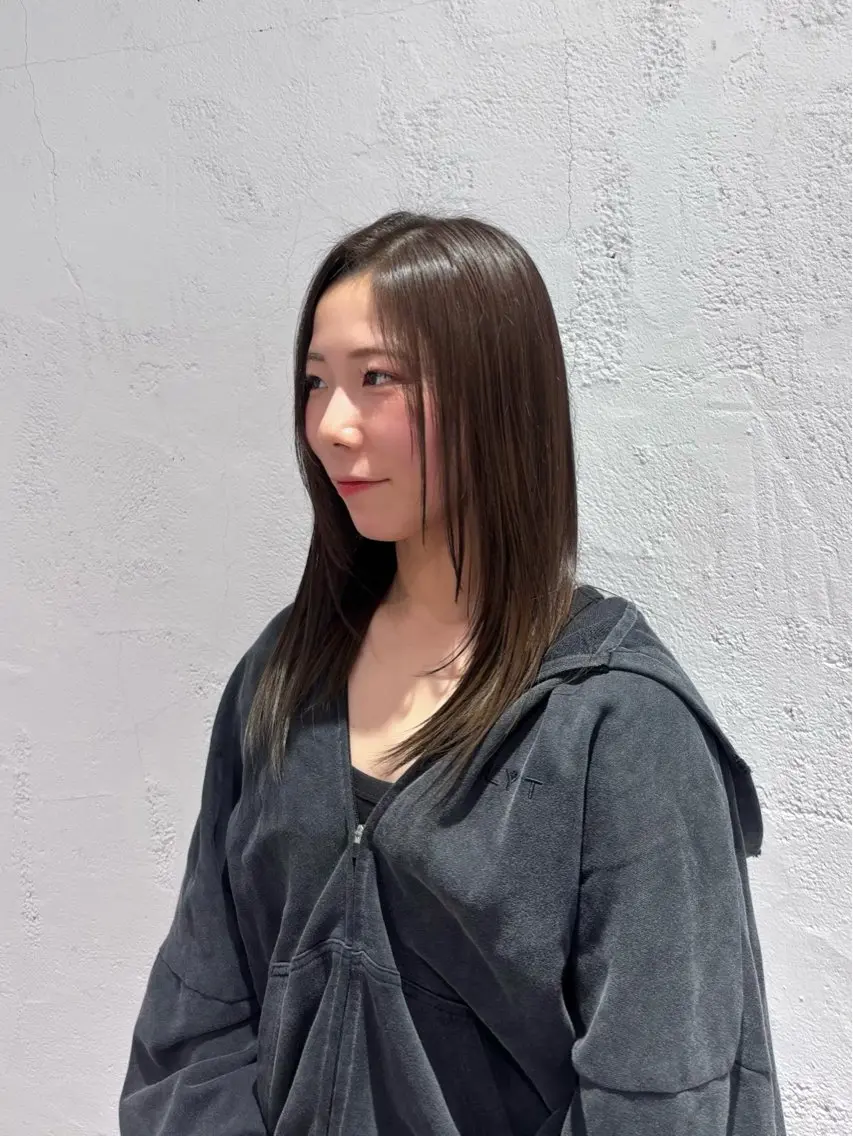 ワンカラー ➕ 髪質改善トリートメント ✨の写真