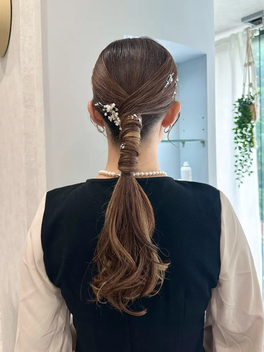ヘアセット sato ayaka |透明感カラー🫧のヘアスタイル