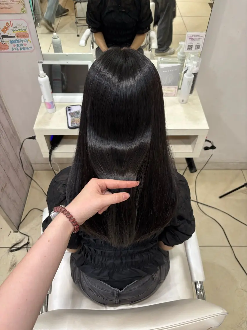ロング カラー カット ヘアカラー トリートメント 🎀ゆい🎀 髪質改善カラー🎀のヘアスタイル