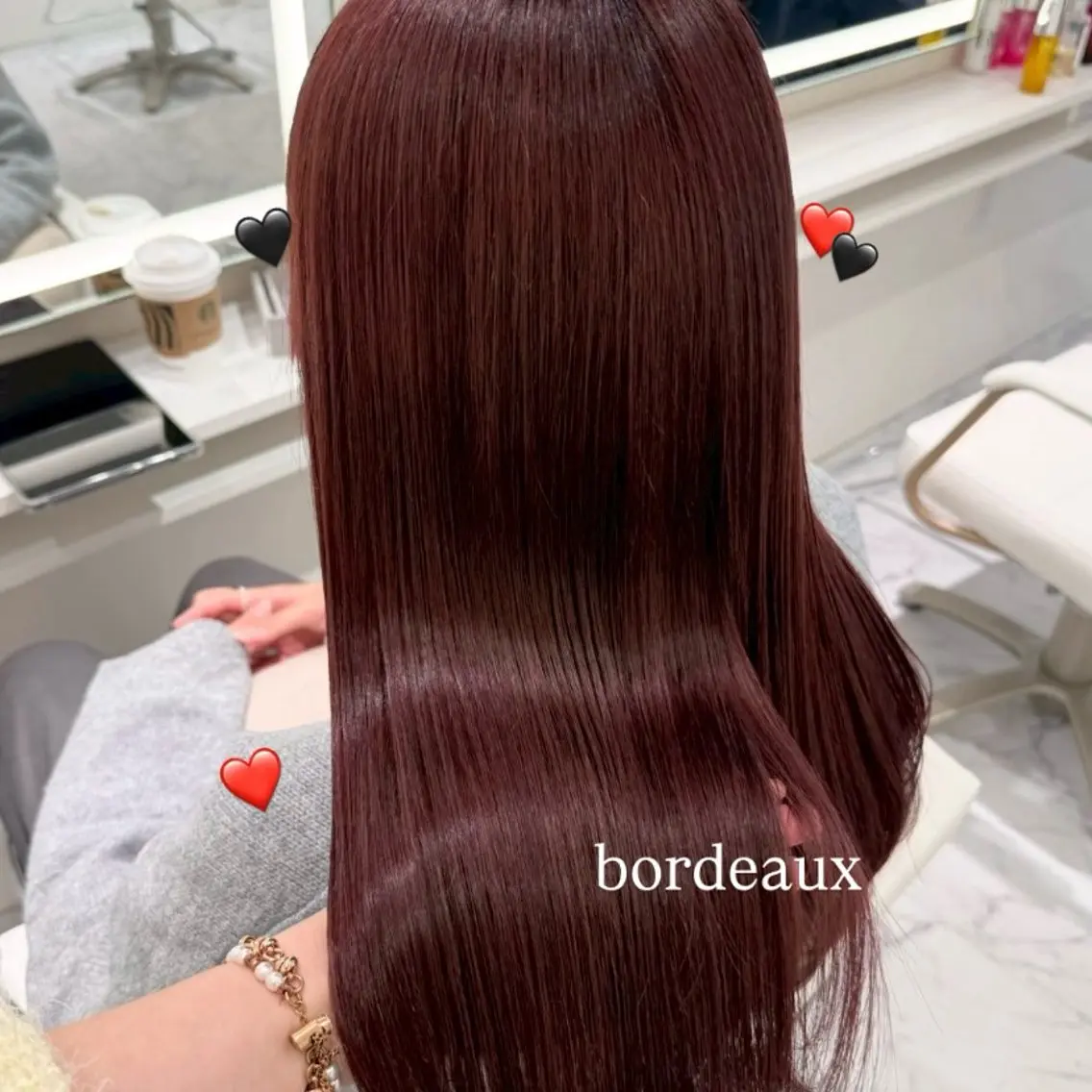 ロング カラー Parve Mix 森 美遥🩶のヘアスタイル