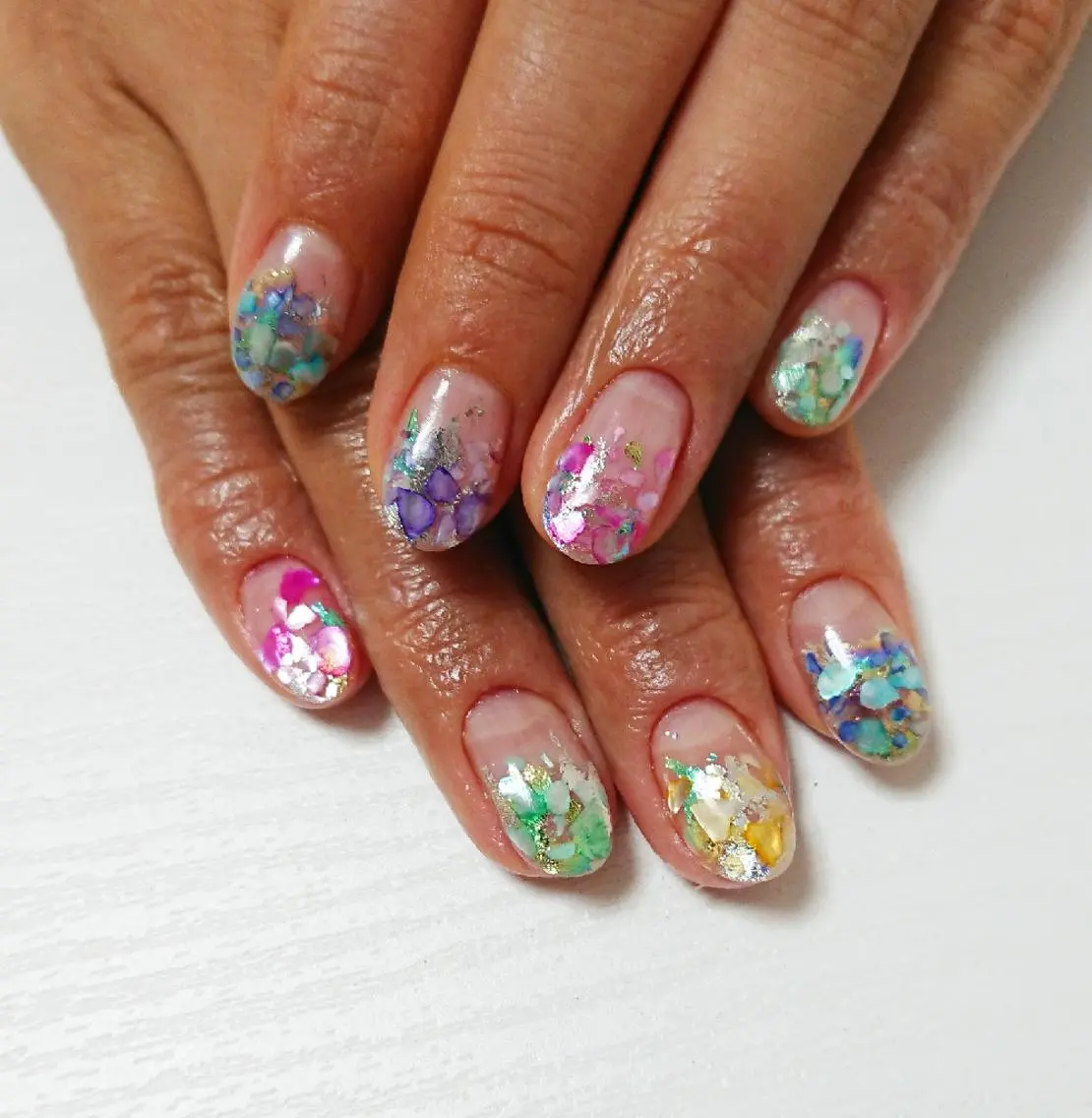 ネイル グラデーション ハンドネイル Lilith Nailのネイルデザイン