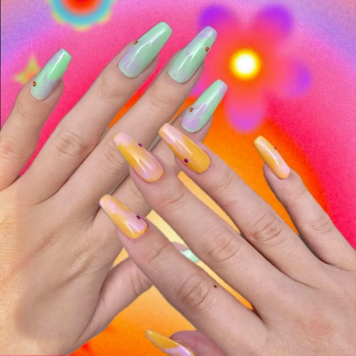 ネイル アニマル柄 フレンチネイル ジェルネイル パラジェル 冬ネイル BelireMaa Nail&eyeのネイルデザイン