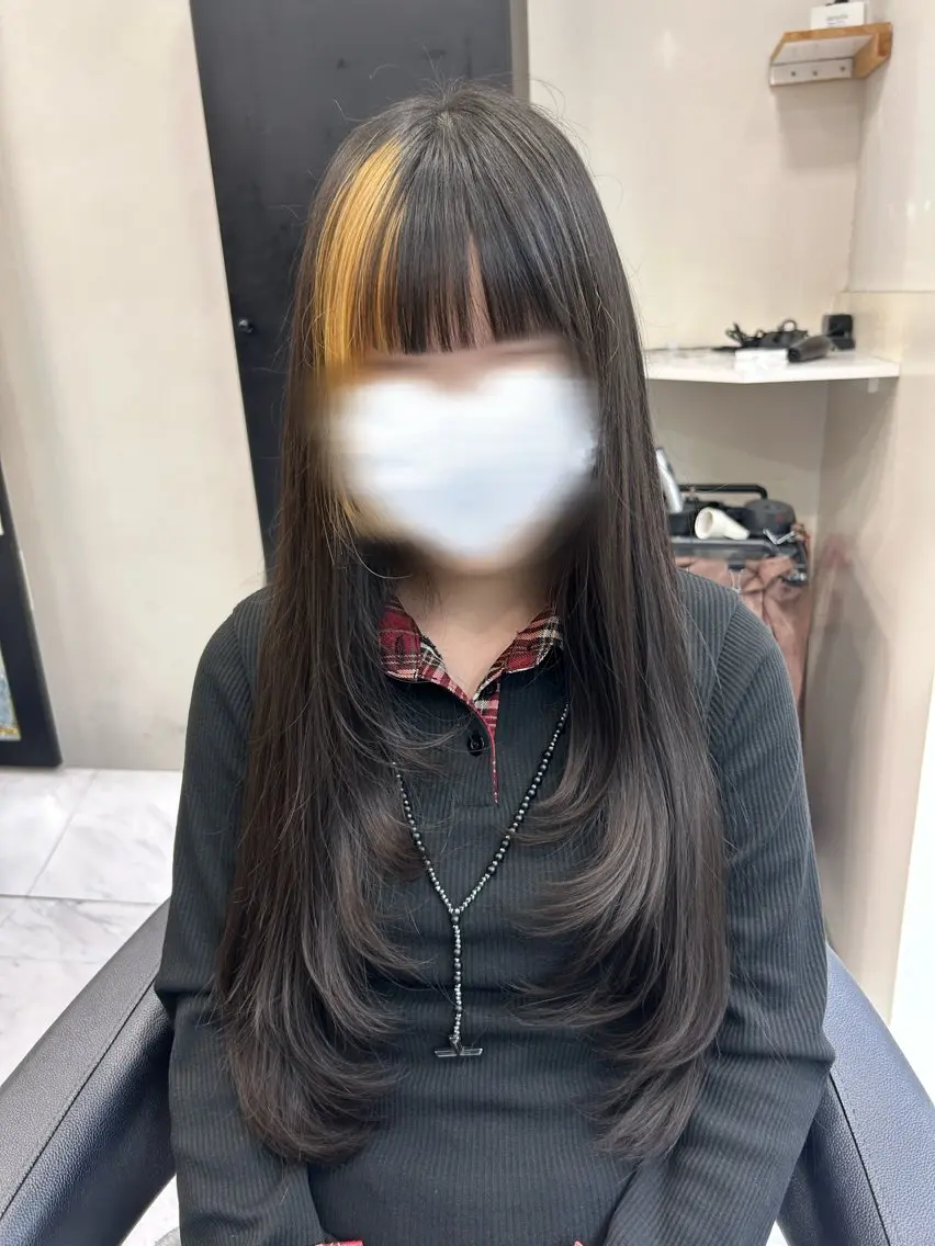 ロング ハイレイヤー レイヤーカット カット 🍊小川実里🍊 /カラーレイヤーのヘアスタイル