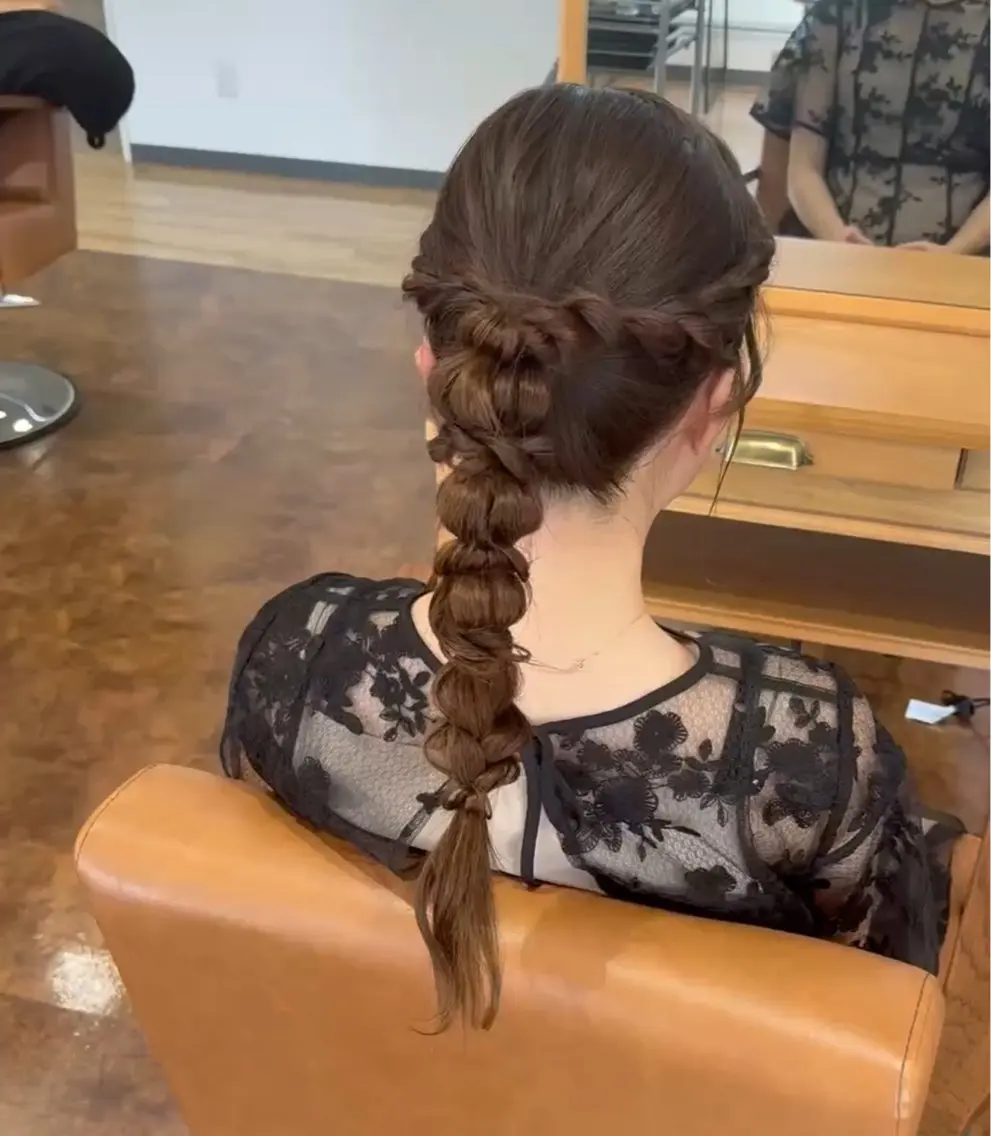 ヘアアレンジ 河津 茉央のヘアスタイル