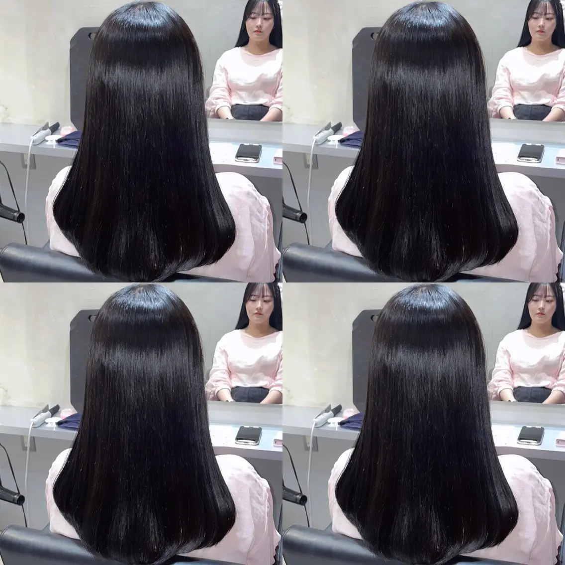 セミロング カラー パーマ カット ヘアカラー 縮毛矯正 Minami. 🩵 再現性特化ヘアのヘアスタイル