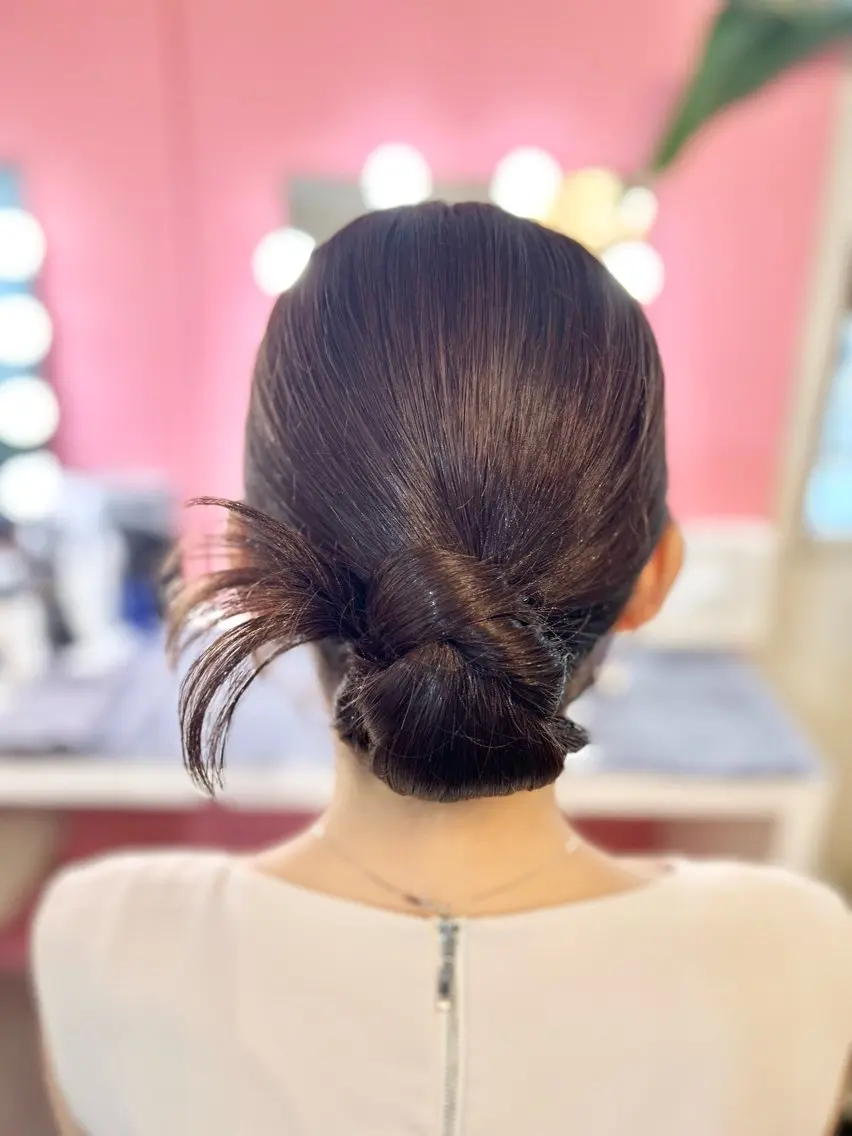 セミロング ヘアセット 北本 美幸のヘアスタイル