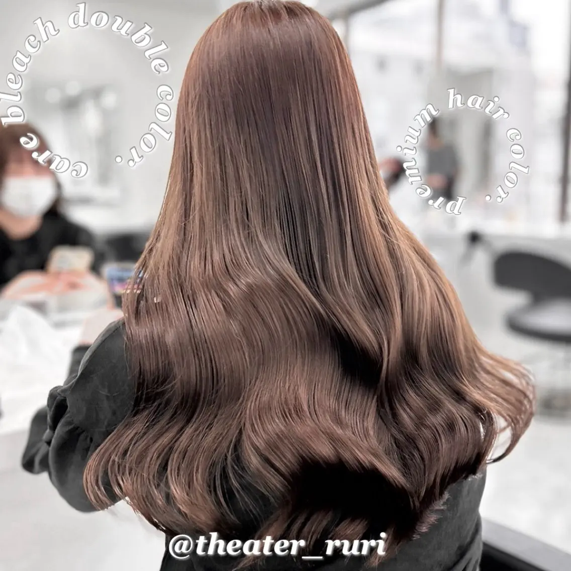 ロング カラー ふわっと抜け感🫧 ブラウンベージュ🤎のヘアスタイル