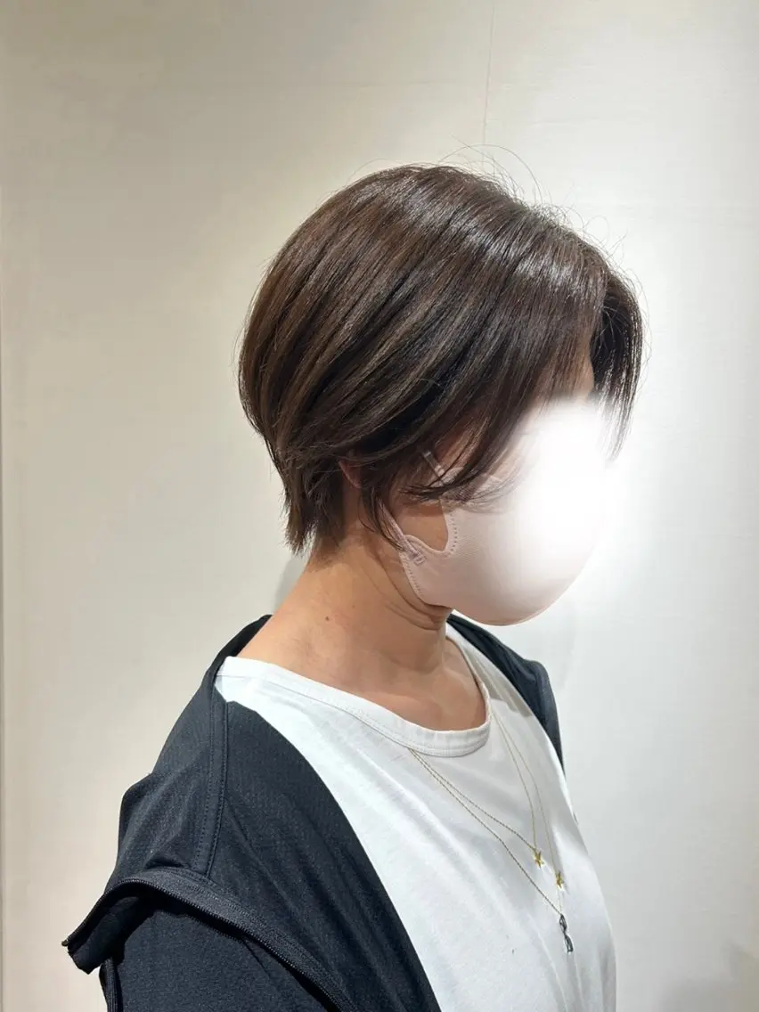 ショート 韓国風ヘア トリートメント ·.⟡ 福田 彩乃 エクステモデル募集中のヘアスタイル