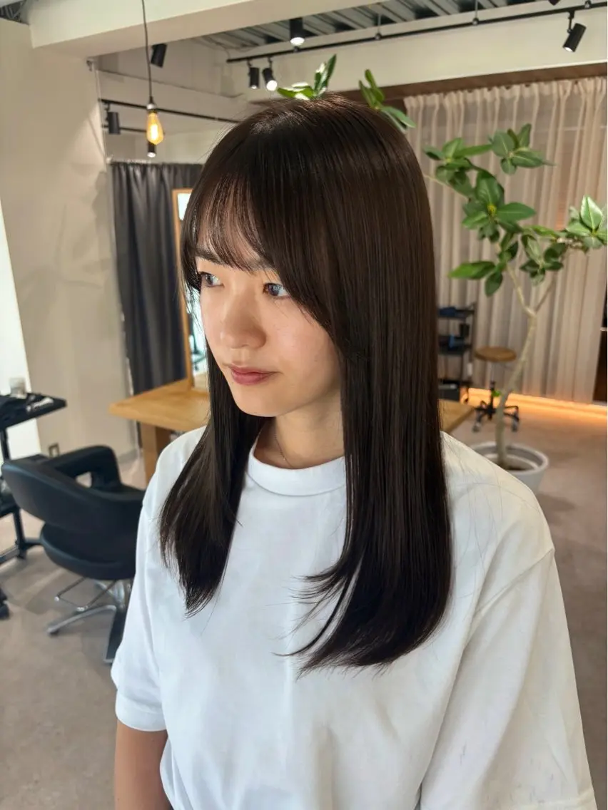 カラー ヘアカラー aina / n.w.hのヘアスタイル