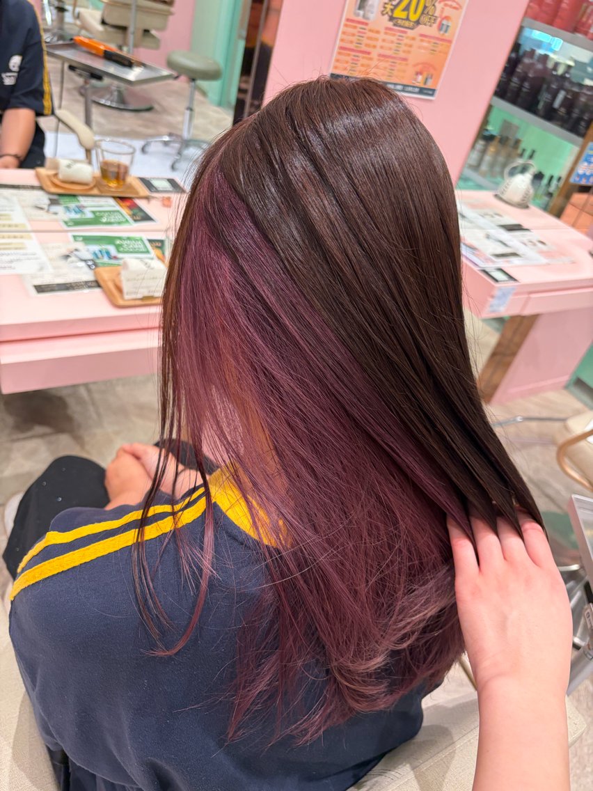 セミロング カラー ヘアカラー 💖 NAO /透明感カラー 💖のヘアスタイル