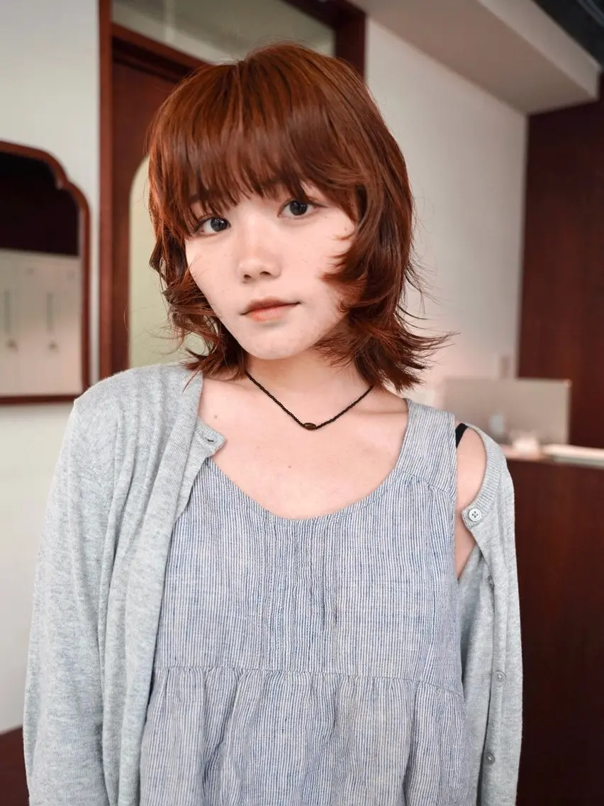 ショート カラー ブラウンカラー レイヤーカット カット ヘアカラー トリートメント Kaito🐶 /デザイン/レイヤーのヘアスタイル