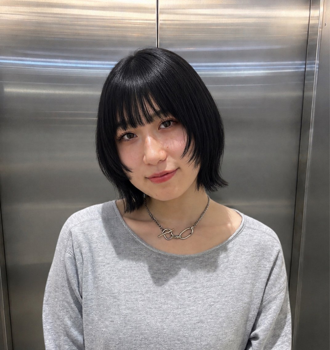 ショート カット ヘッドスパ すみれ🪽オリー ブ🌱レイヤーボブのヘアスタイル