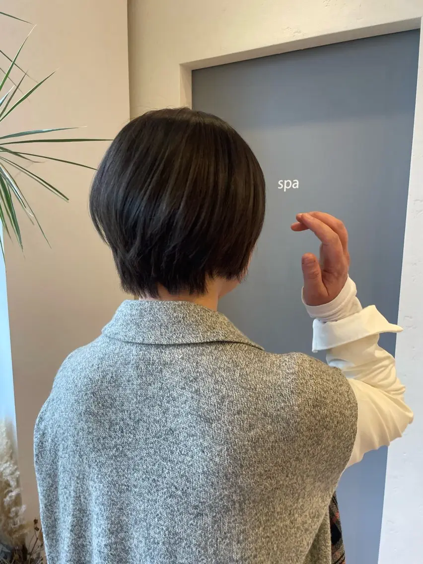 ショート 佐々木 彩羽のヘアスタイル