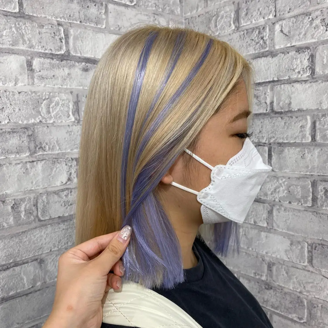 セミロング カラー パーマ ヘアアレンジ メンズ キッズ ネイル マツエク・マツパ アイブロウ メンズバレイヤージュ メンズブリーチ メンズハイライト メンズハイトーン メンズインナーカラー 似合わせカラー♡髪質 改善🎀サトカ🍒のヘアスタイル