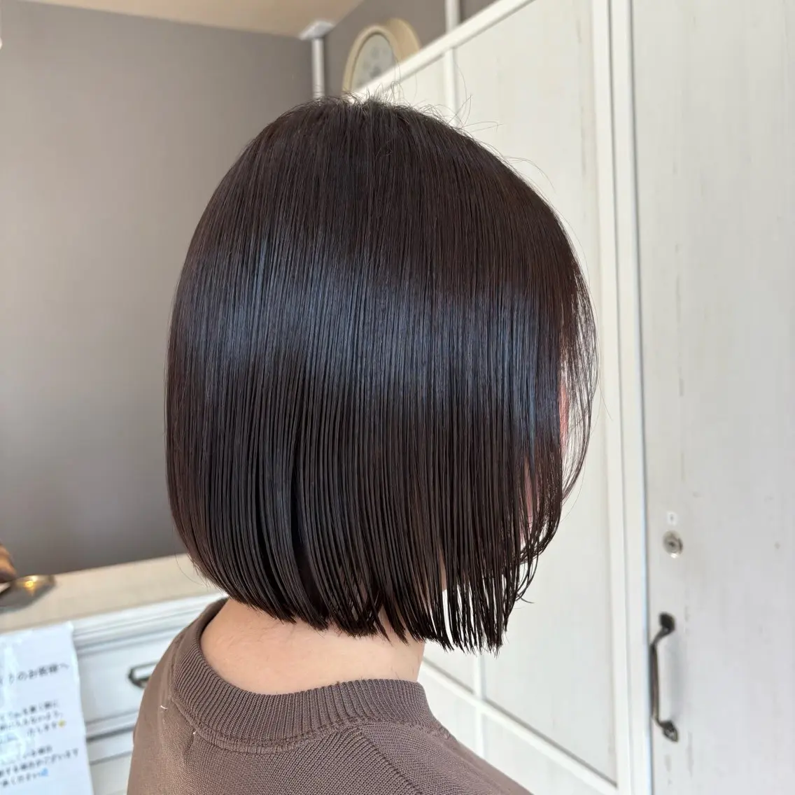 ショート ボブ カット 池田 優那のヘアスタイル