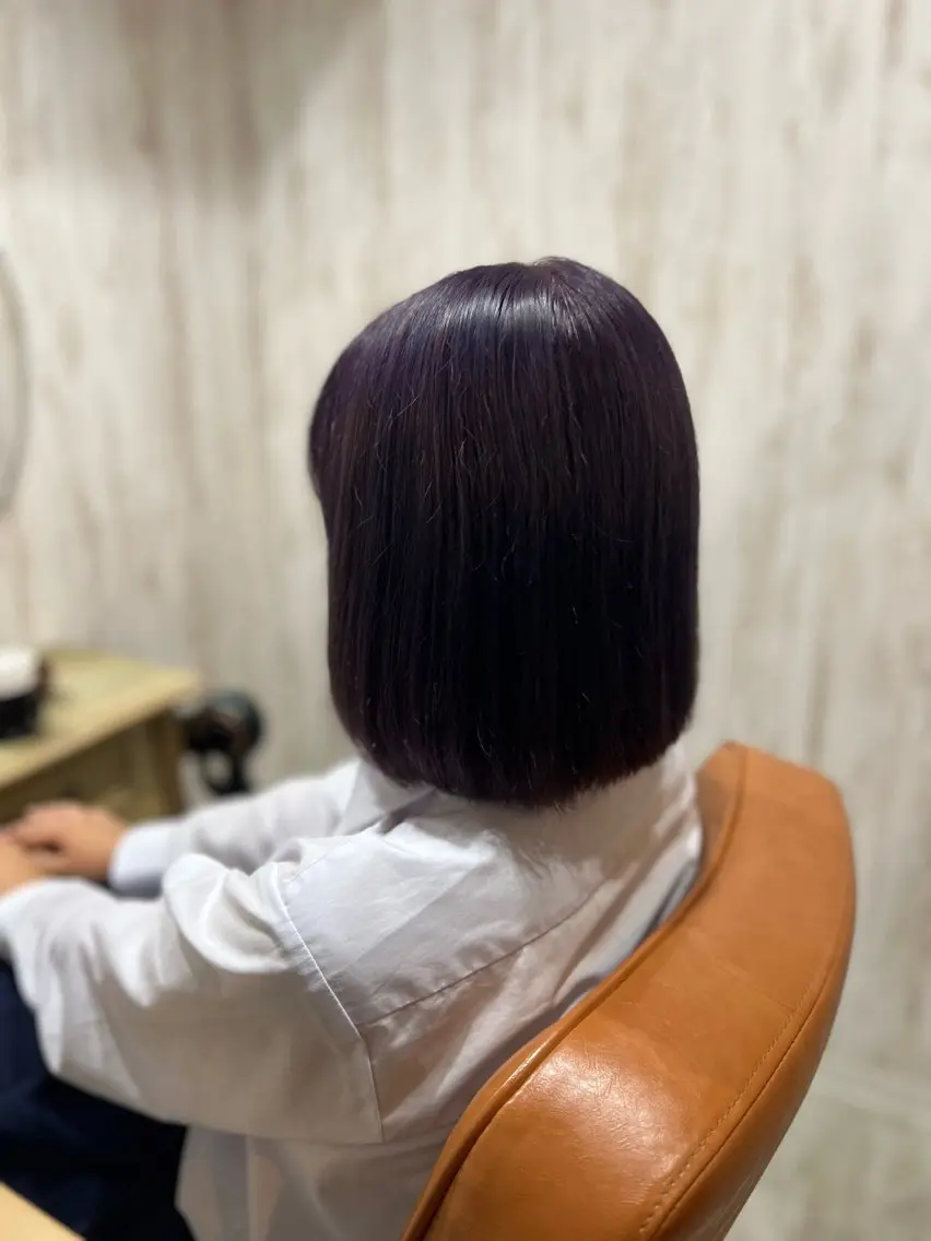 ミディアム カラー ヘアアレンジ 髪質改善🫧 りこのヘアスタイル