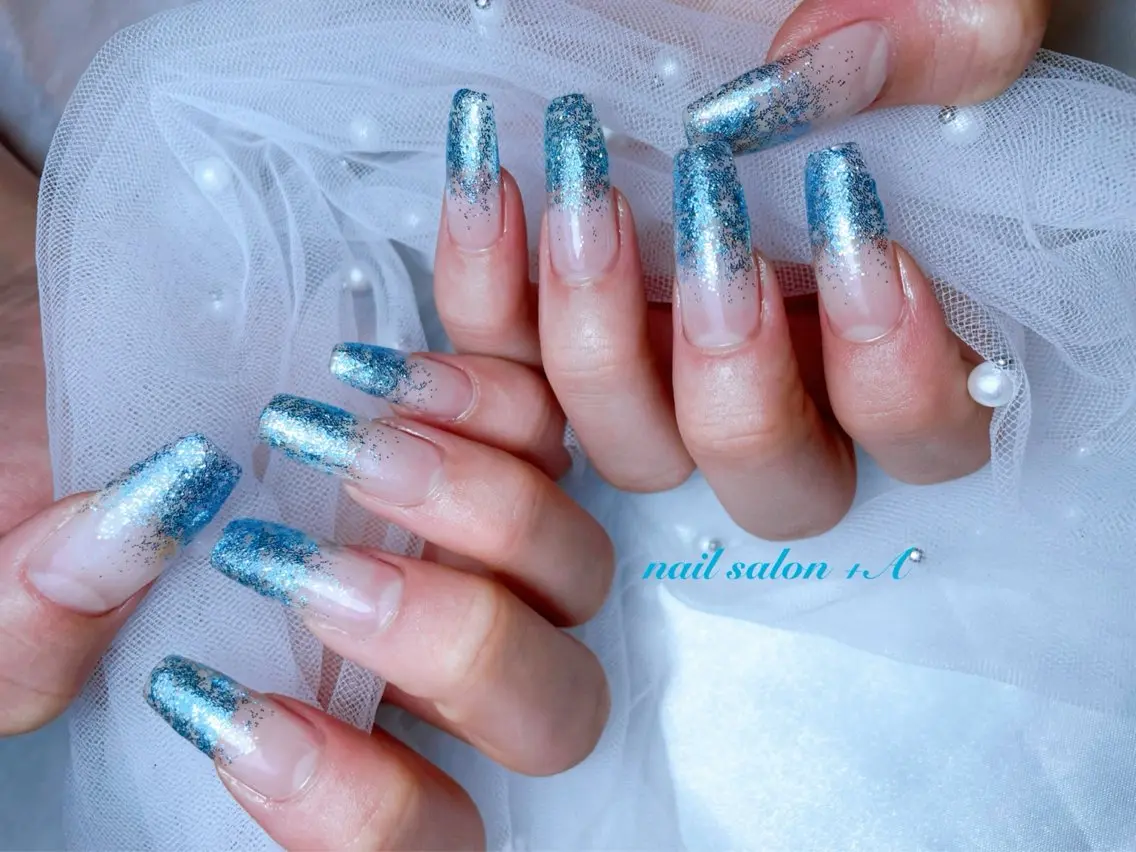 ロング ハンドネイル Nail Salon +Aのネイルデザイン