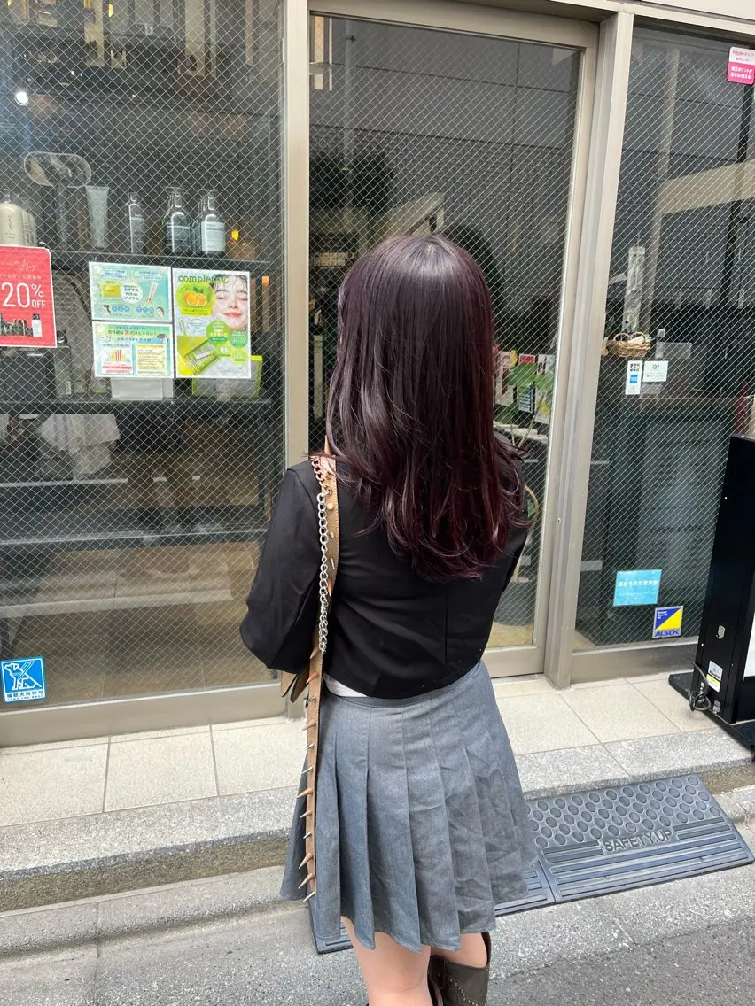 ロング カラー ラベンダーカラー カット ヘアカラー 川島穂乃香 /メンズスタイル特化のヘアスタイル