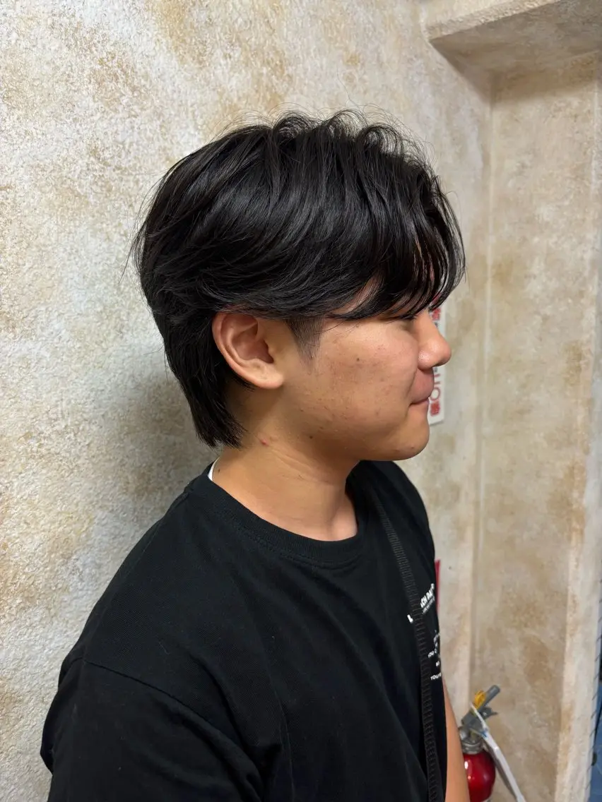 ショート パーマ メンズ メンズ特化😎パーマ メッシュ/KAITOのヘアスタイル