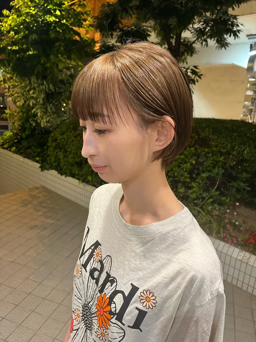 ショート ショートヘア カット 梅田美容室/カット /Maoのヘアスタイル