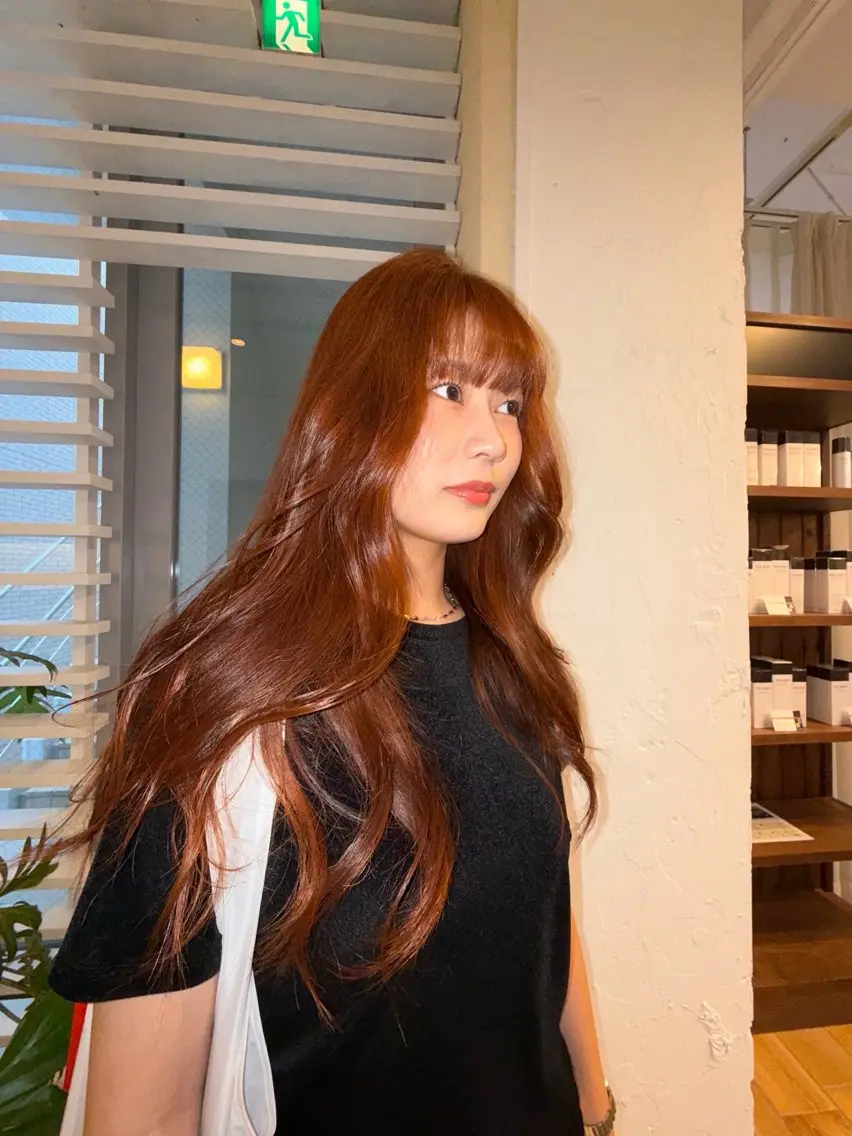 カラー YURiA レイヤー🫧のヘアスタイル