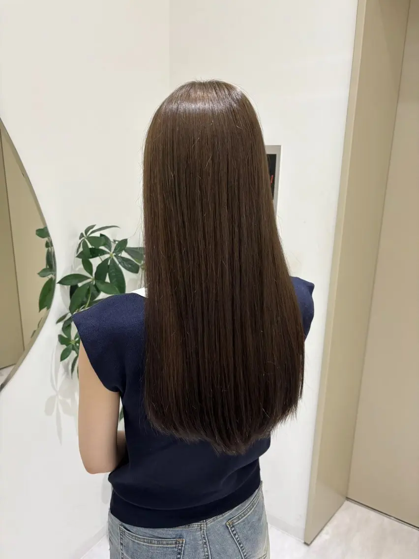 ロング カラー Karin🎀韓国/ レイヤー&ボブ🩶のヘアスタイル