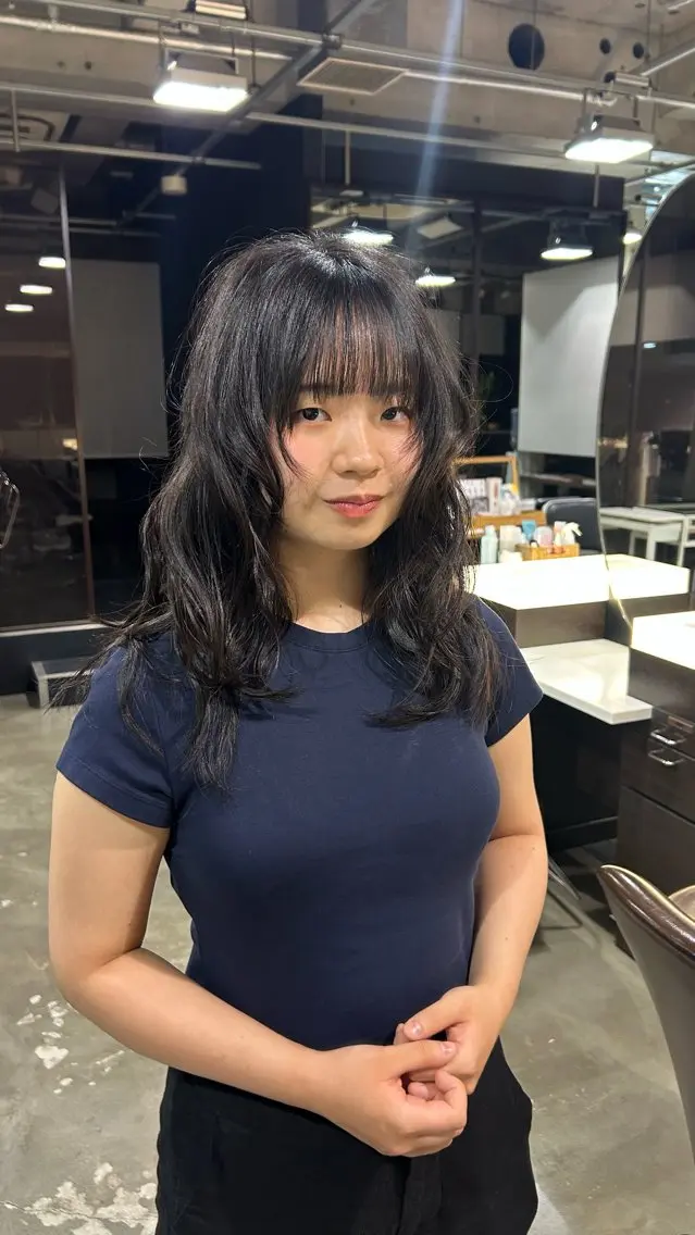 ロング カット トリートメント NanaKo 表参道 レイヤー/ハッシュのヘアスタイル