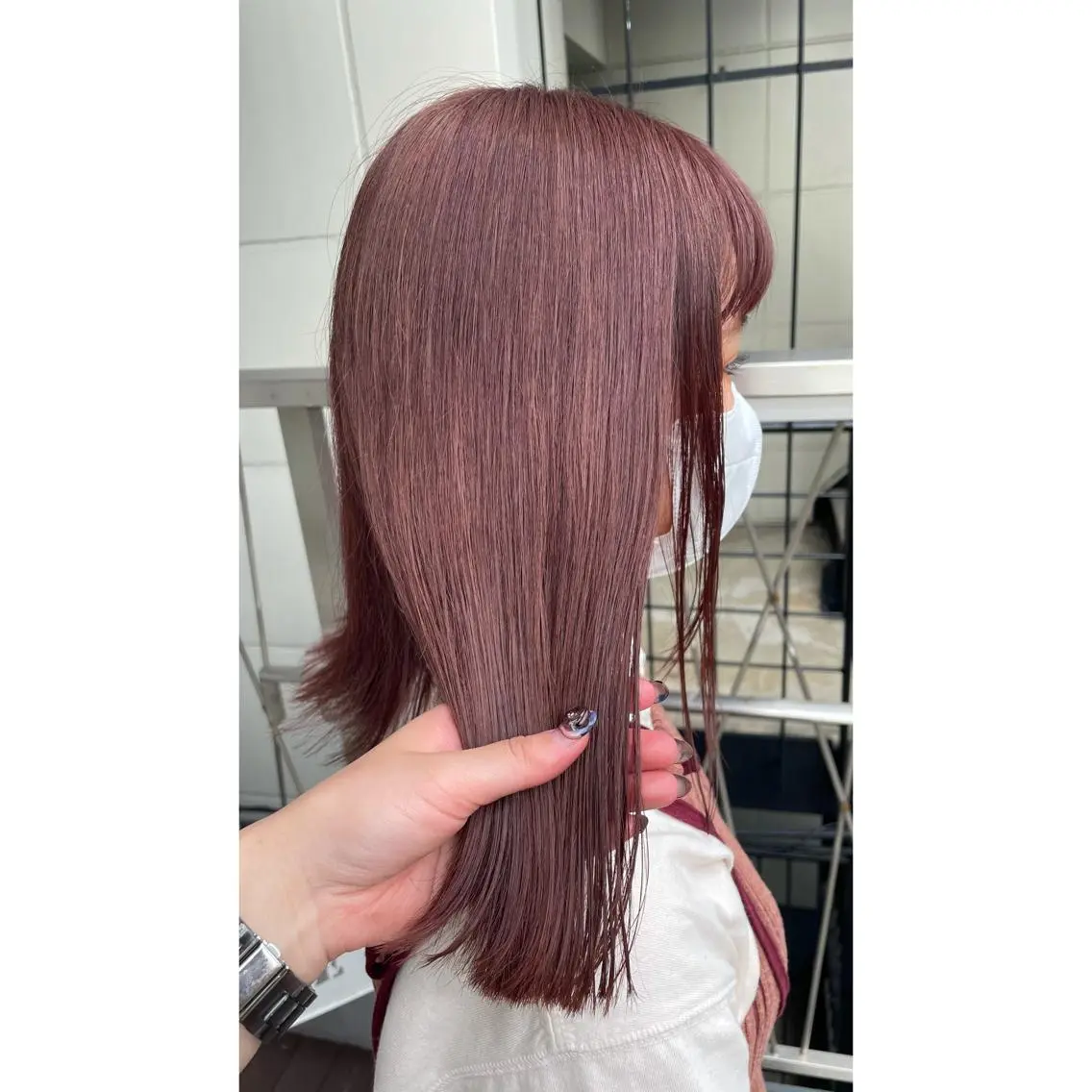 ミディアム カラー ヘアカラー トリートメント 梅田/髪質改善カラー ❄︎ mikiのヘアスタイル