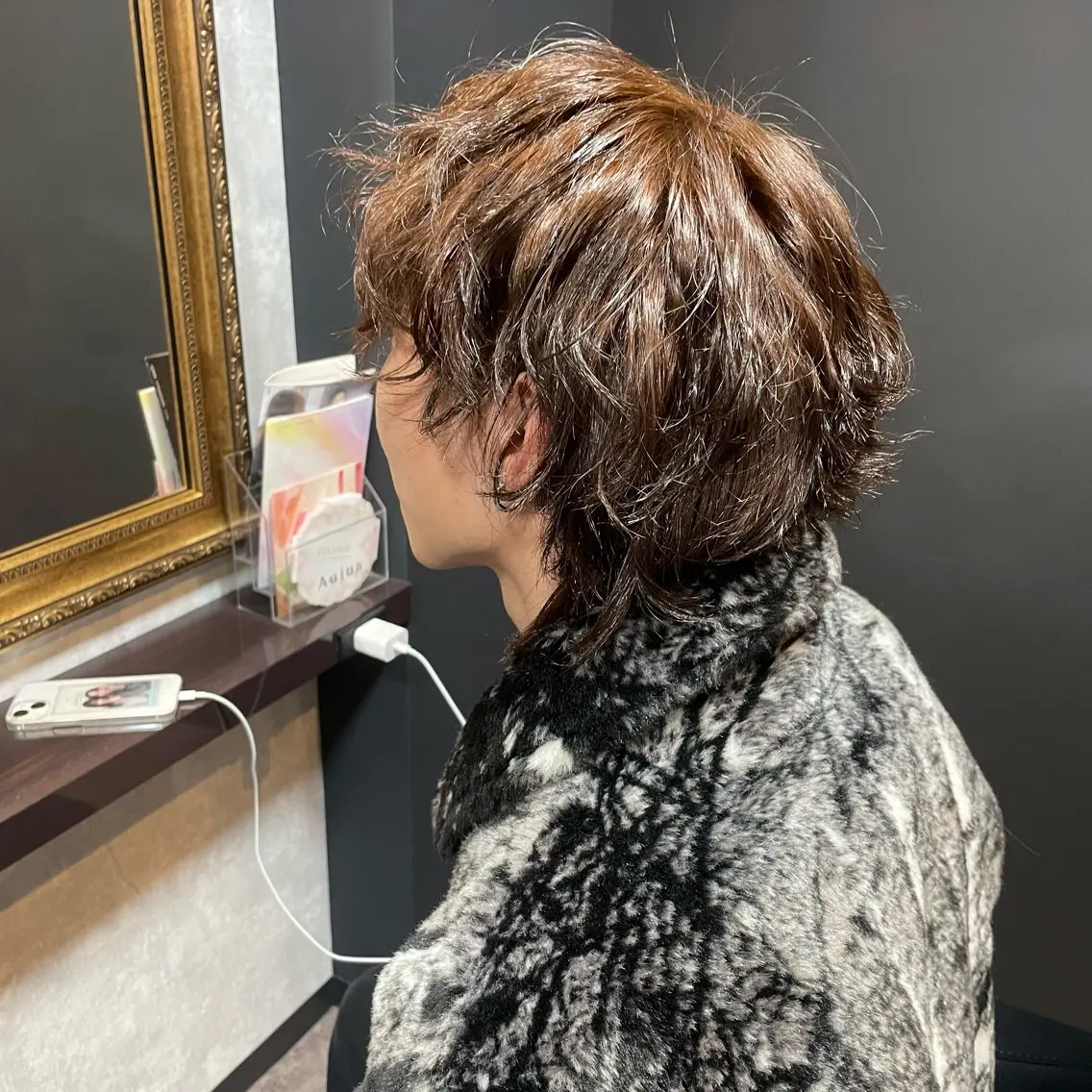 ショート カラー メンズ ヘアカラー  ︎︎ 寧音のヘアスタイル