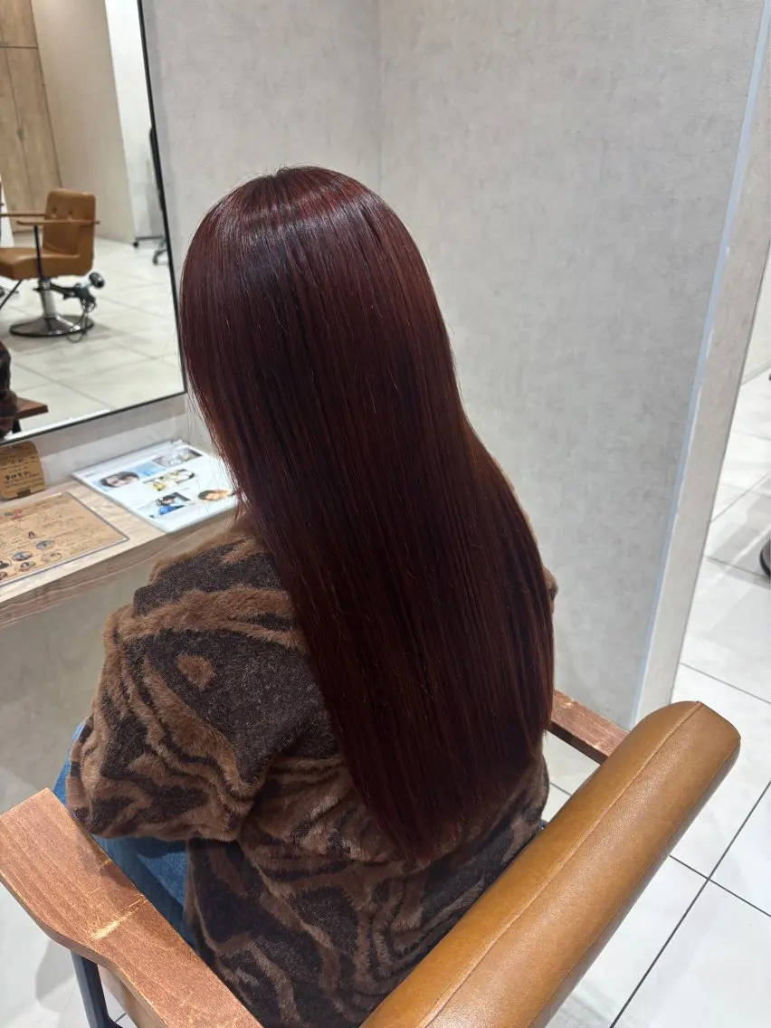 カラー ヘアカラー トリートメント ⭐️うる艶カラー 募集　まゆ⭐️のヘアスタイル