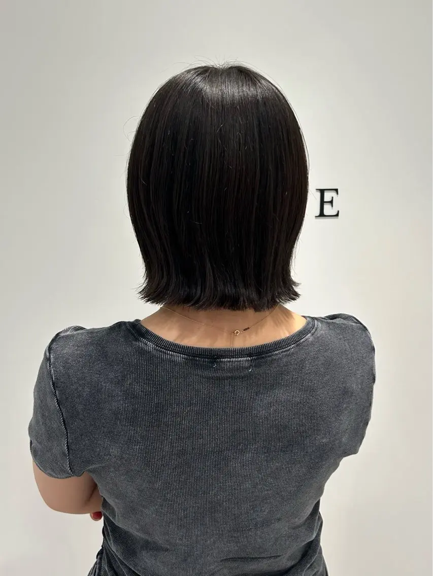 ショート ボブレイヤー ボブ くびれヘア レイヤーカット レイヤー｜ハッシュ｜ ヘアセット 山田寛菜のヘアスタイル