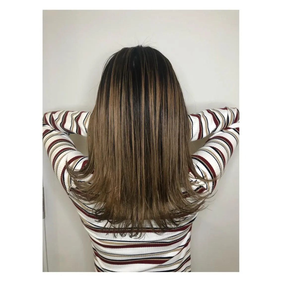 ミディアム カラー ブリーチカラー🌈 石垣翔太のヘアスタイル