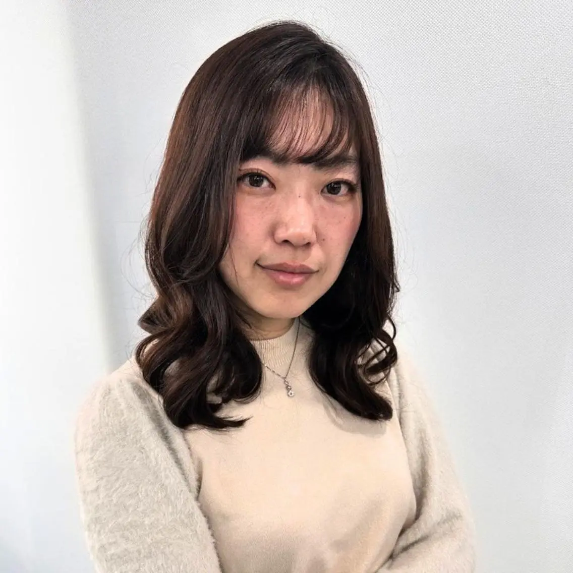 セミロング カラー ブラウンカラー 小顔カット 外ハネヘア ❇️安達 優心❇️ レイヤー/艶髪特化のヘアスタイル