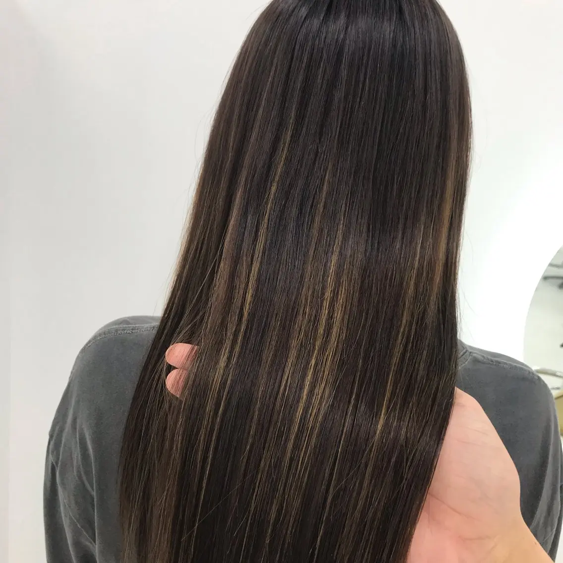 ロング カット 縮毛矯正 トリートメント 天王寺の美容師 わだひろしのヘアスタイル