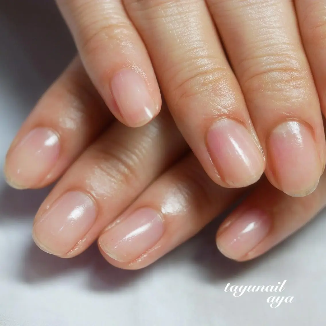 ネイル ブルー ジェルネイル パラジェル ネイルサロン 【たゆnail】のネイルデザイン