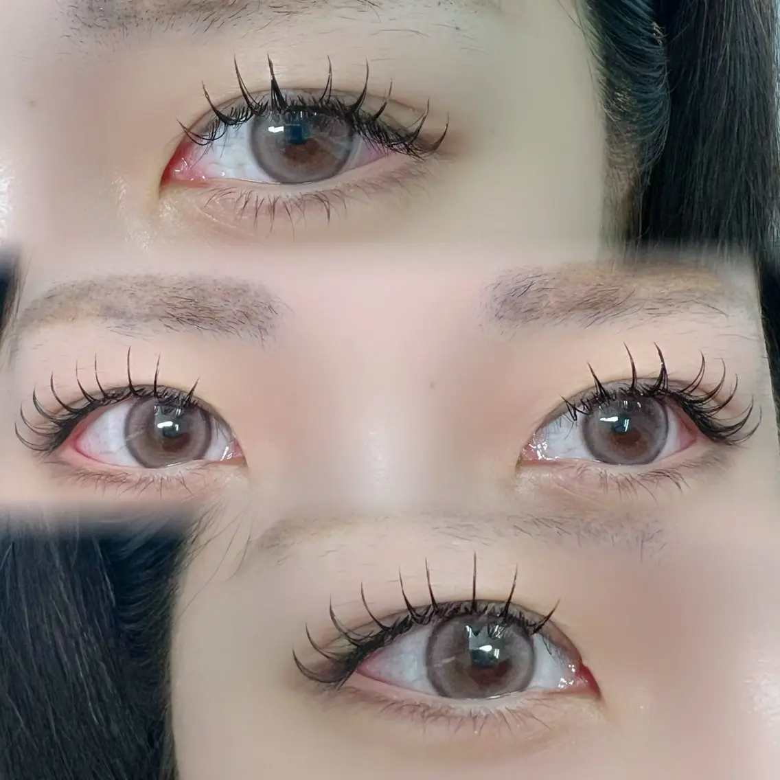マツエク・マツパ 束感まつ毛 フラットラッシュ 韓国風マツエク パリジェンヌラッシュリフト まつげパーマ Eyes Cream YUのマツエク・マツパデザイン