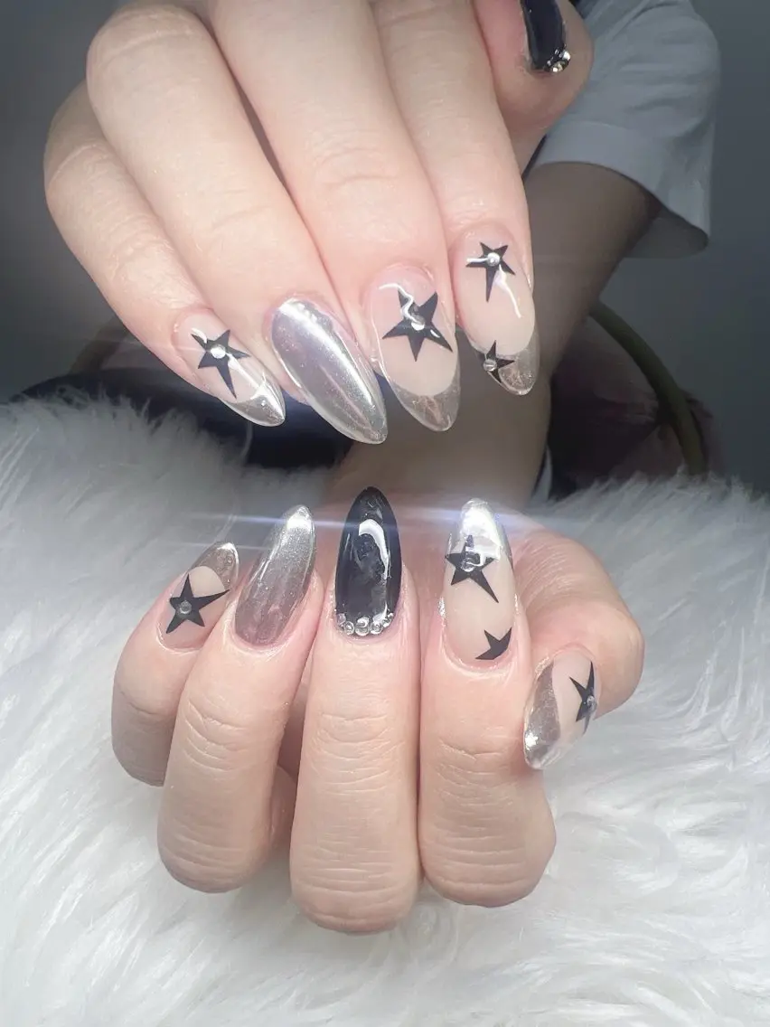 ネイル ハンドネイル Lee Nails チップ長さだし専門店のネイルデザイン