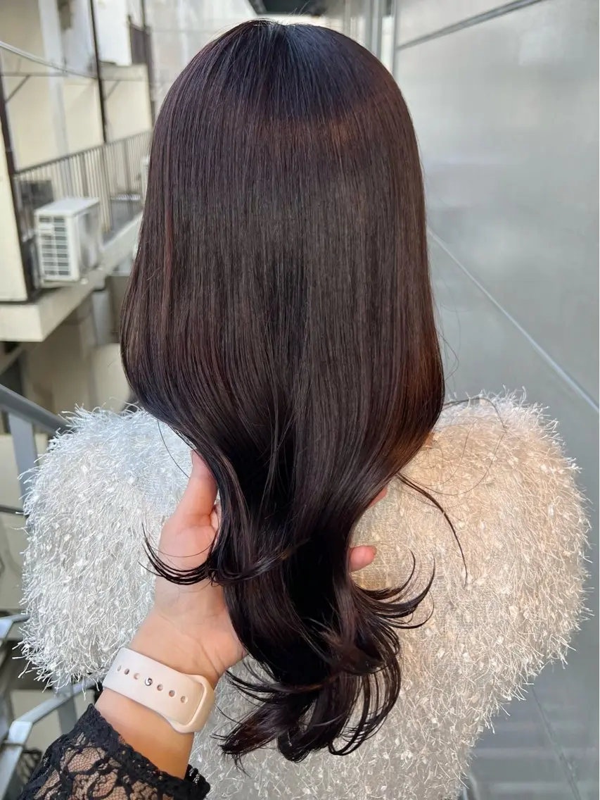 ロング ヘアカラー 暖色カラー/レイヤー カット☁️MEI☁️のヘアスタイル
