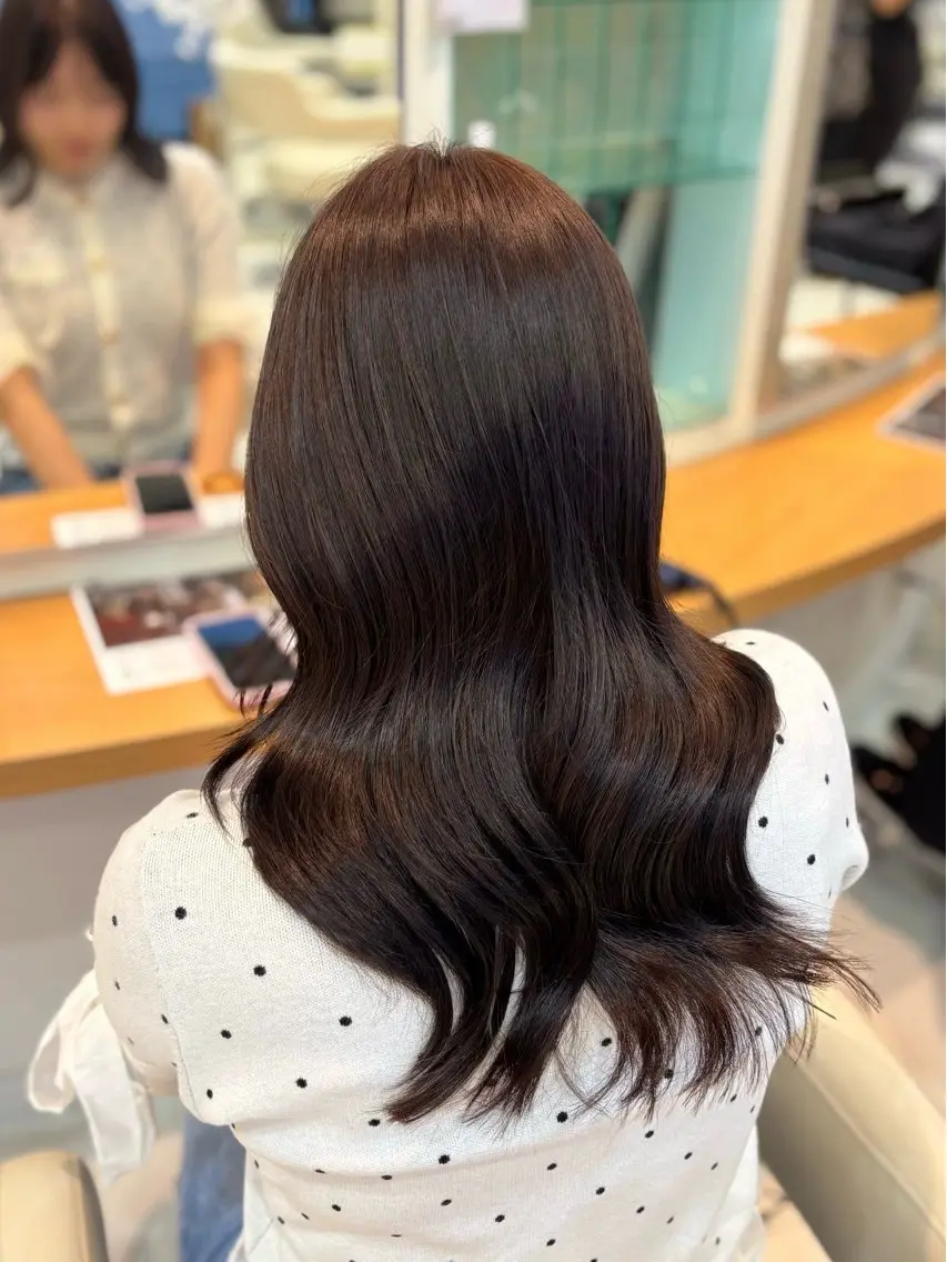 ロング カラー ブリーチ ブリーチなしカラー カット ヘアカラー トリートメント 🎀mion/ ハイトーン/浜松のヘアスタイル
