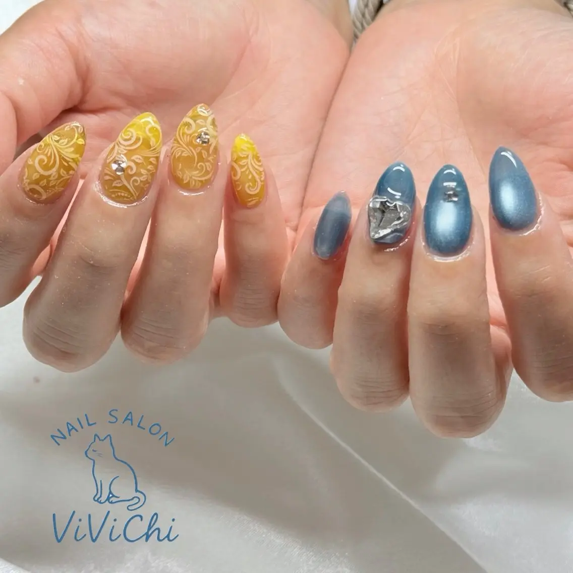 ネイル ハンドネイル ViViChi 梨帆のネイルデザイン