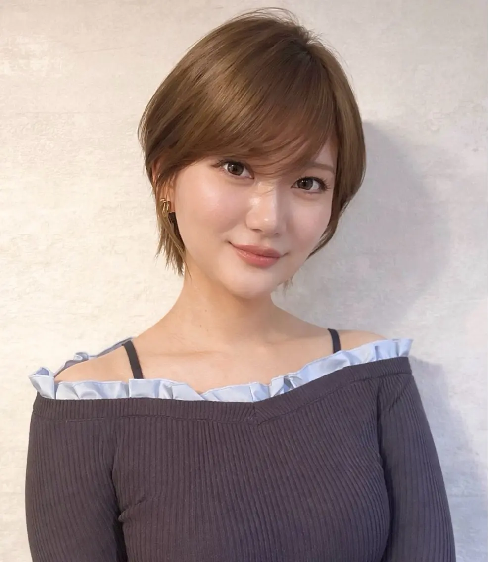 ショート カラー ヘアカラー 原田 新平／天神のヘアスタイル